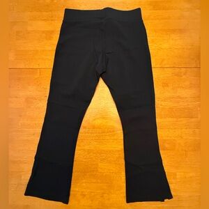 American Giant Black Cropped Pants